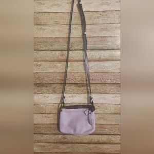 Chic Purple Crossbody Bag with Flap Closure